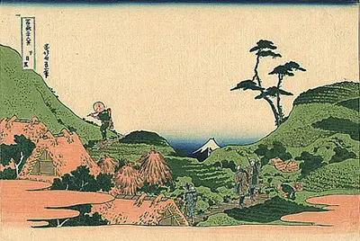 Below Meguro Hokusai